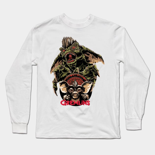 Gremlins On The Big Screen A Cinematic Legacy Explored Long Sleeve T-Shirt by Nychos's style